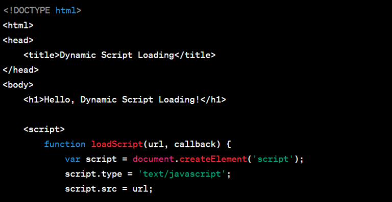 Dynamic Script Loading In Pure JavaScript: A Practical Guide - Corentin ...